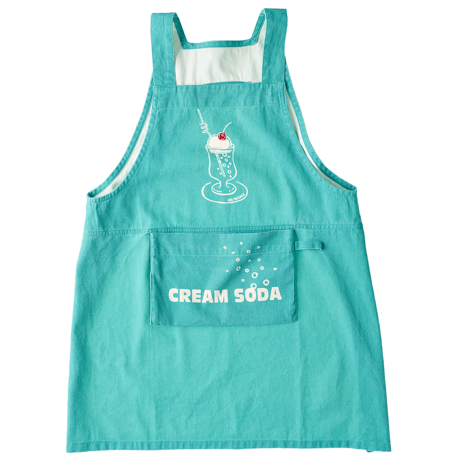 キッズエプロン レガッタ クリームソーダ - 画像1