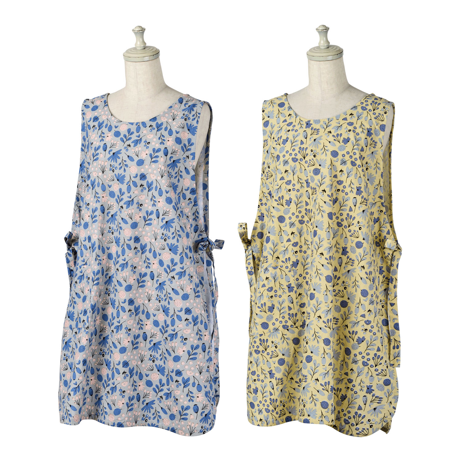 フラワーリーブス カバーエプロン - 画像1