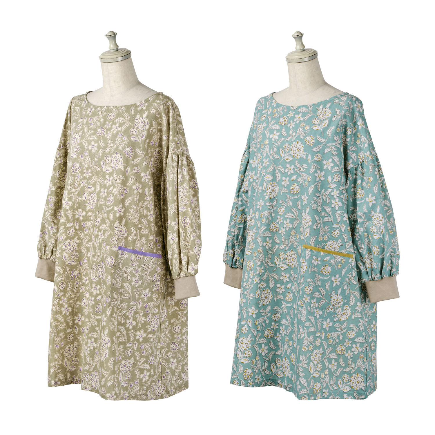 かっぽう着 フローラル