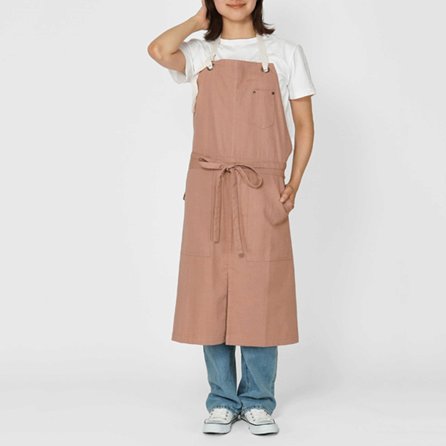 パステルスタンド ロングエプロン - 画像1