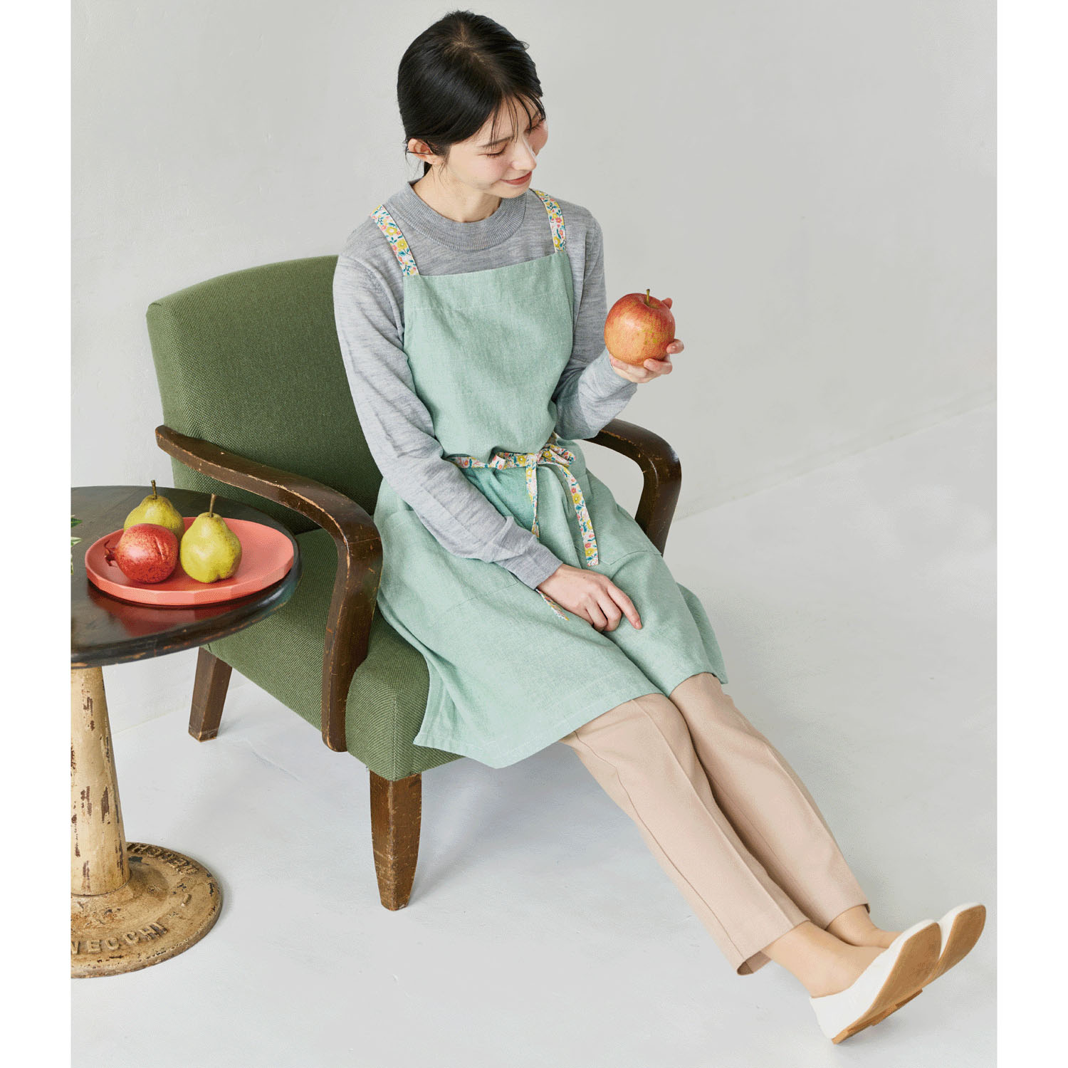 【2026年5月1日より価格改定】フラワーストリングエプロン - 画像5