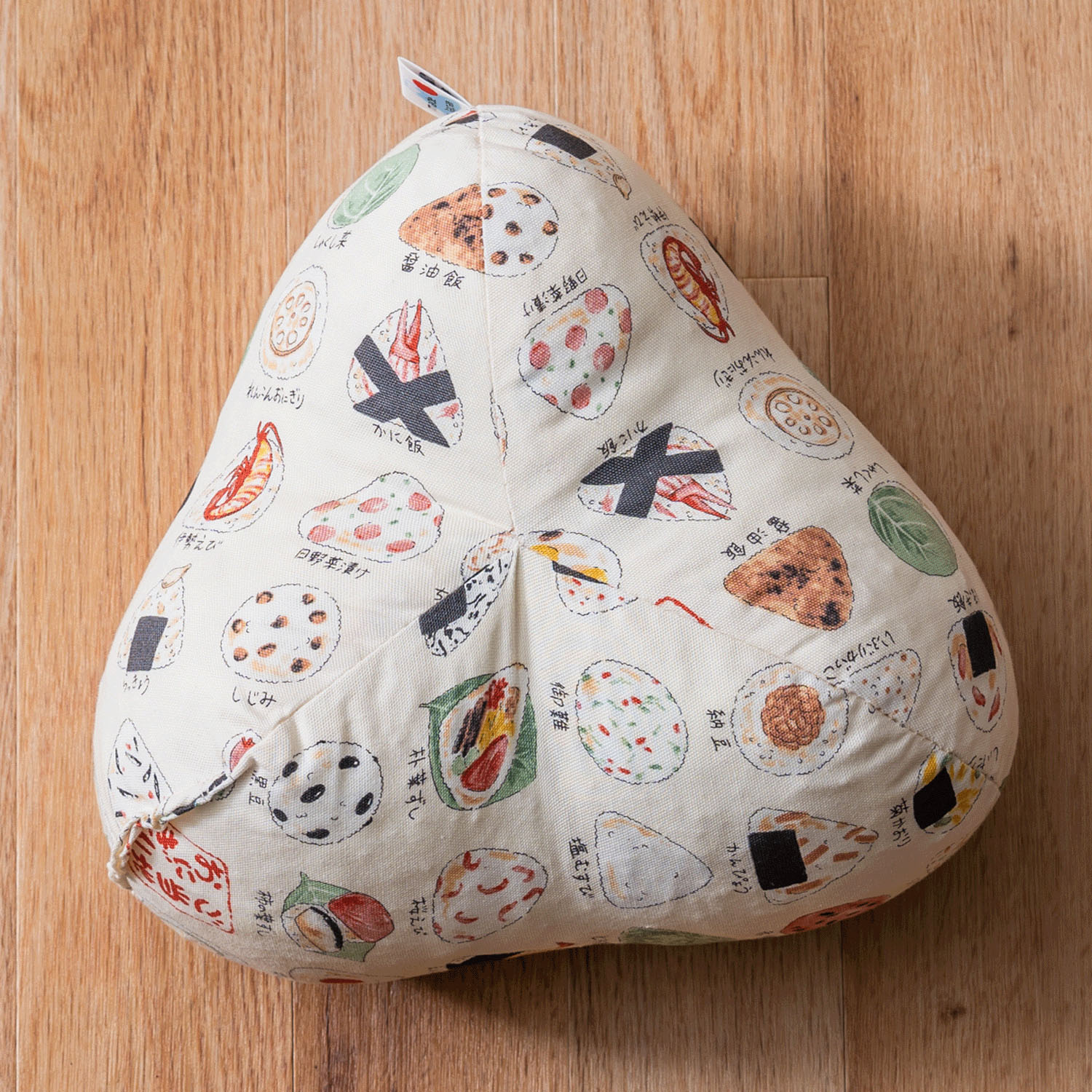 低反発おにぎり枕 ご当地おにぎり柄 - 画像1