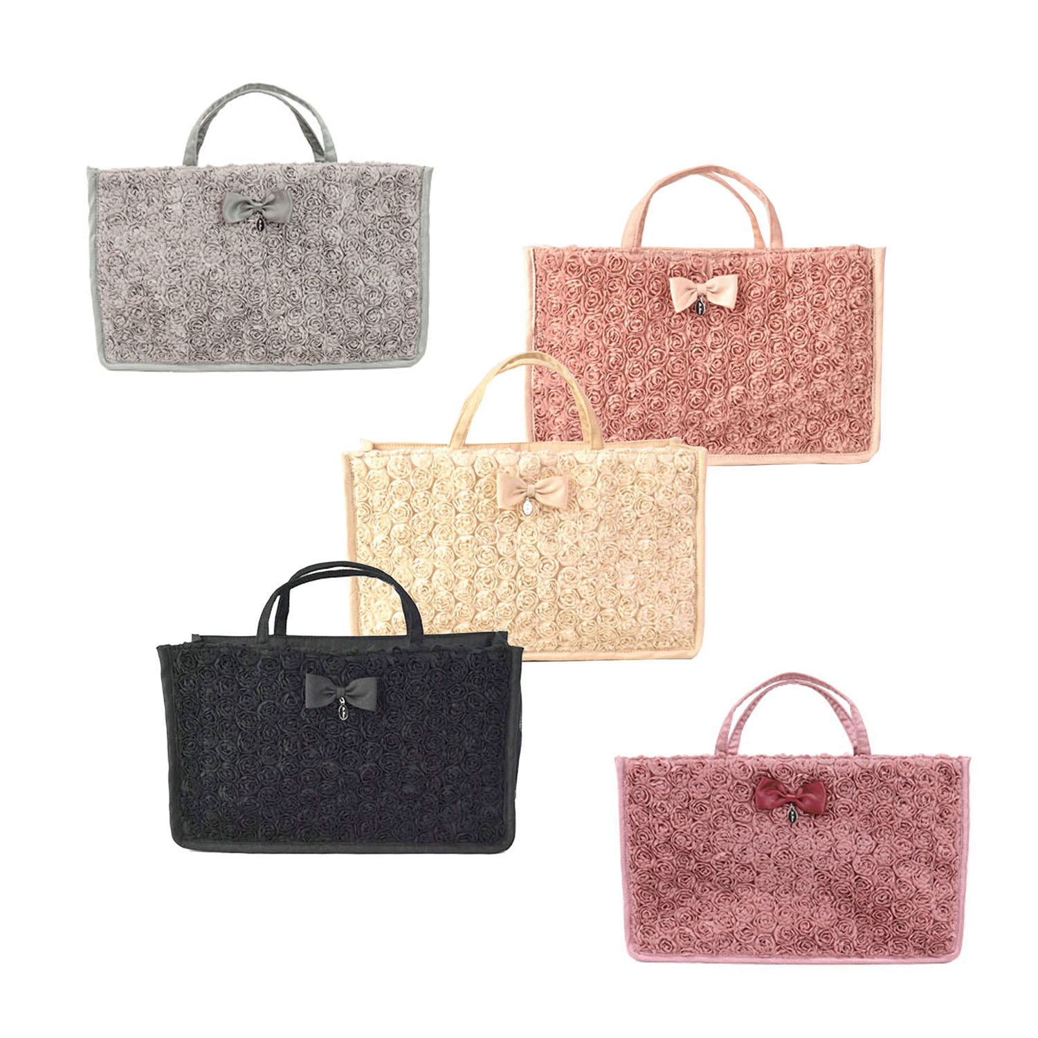 【34番再入荷！】ミニローズバッグインバッグ - 画像1