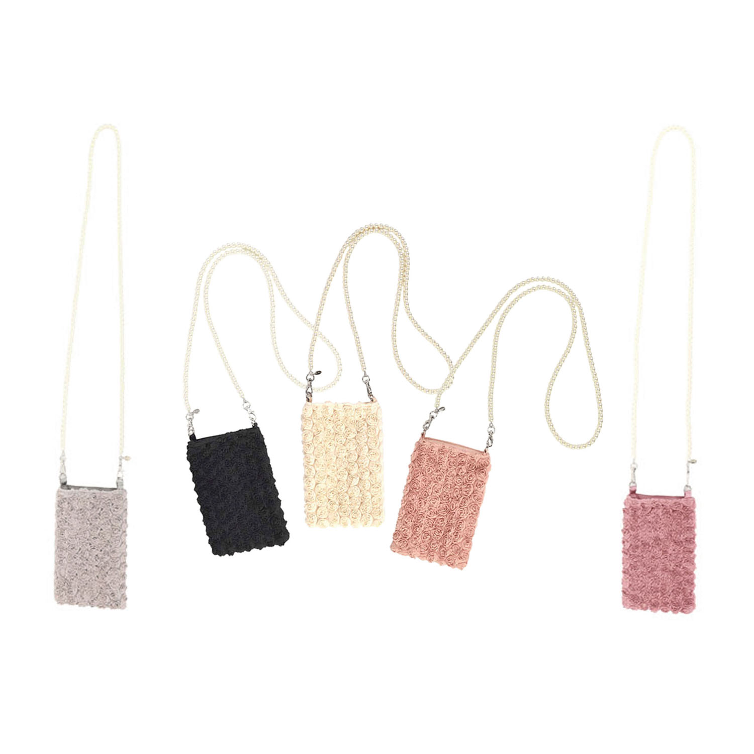 【34番再入荷！】ミニローズスマホポシェット