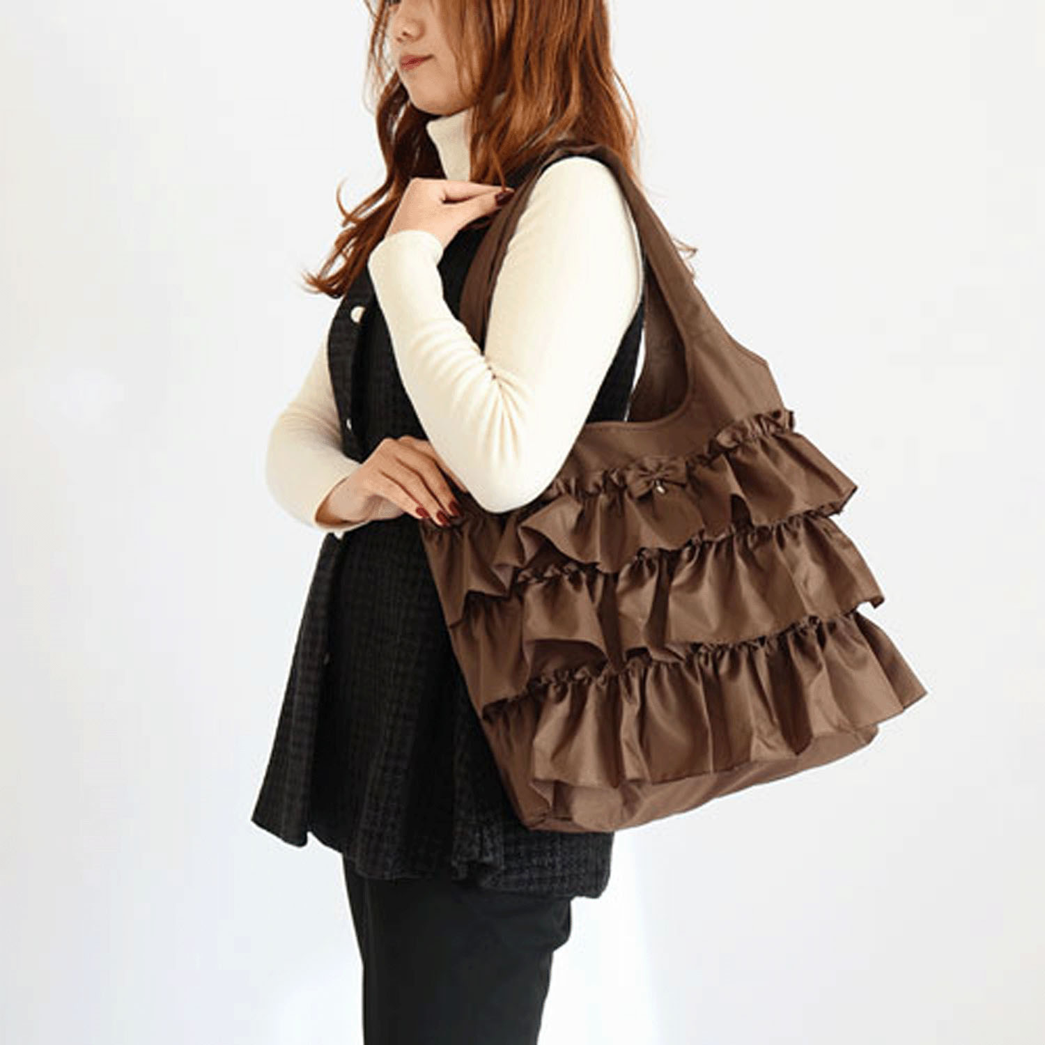 3段フリルエコバッグ - 画像3