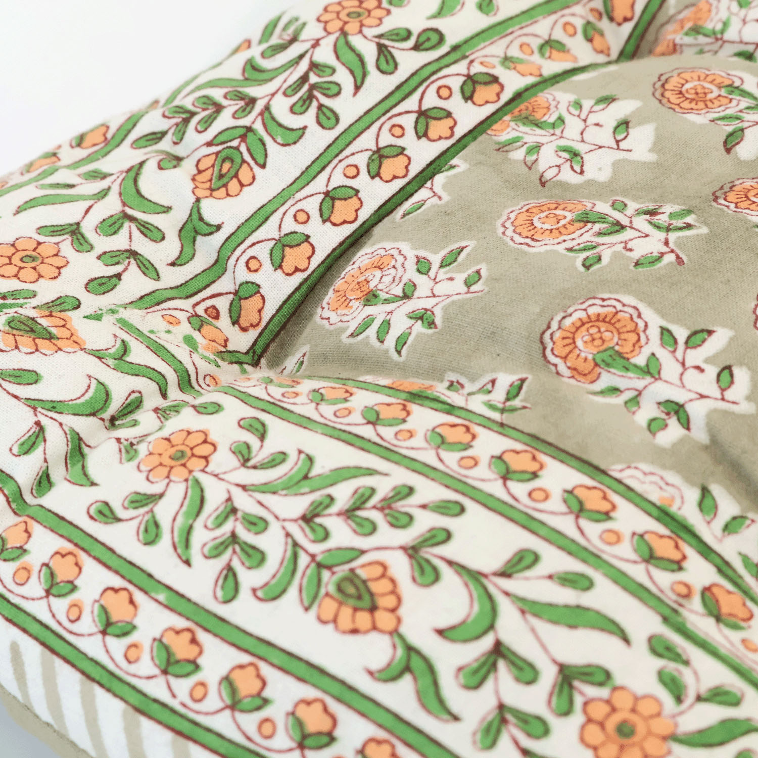 シートクッション  ボニータブロックプリント - 画像6