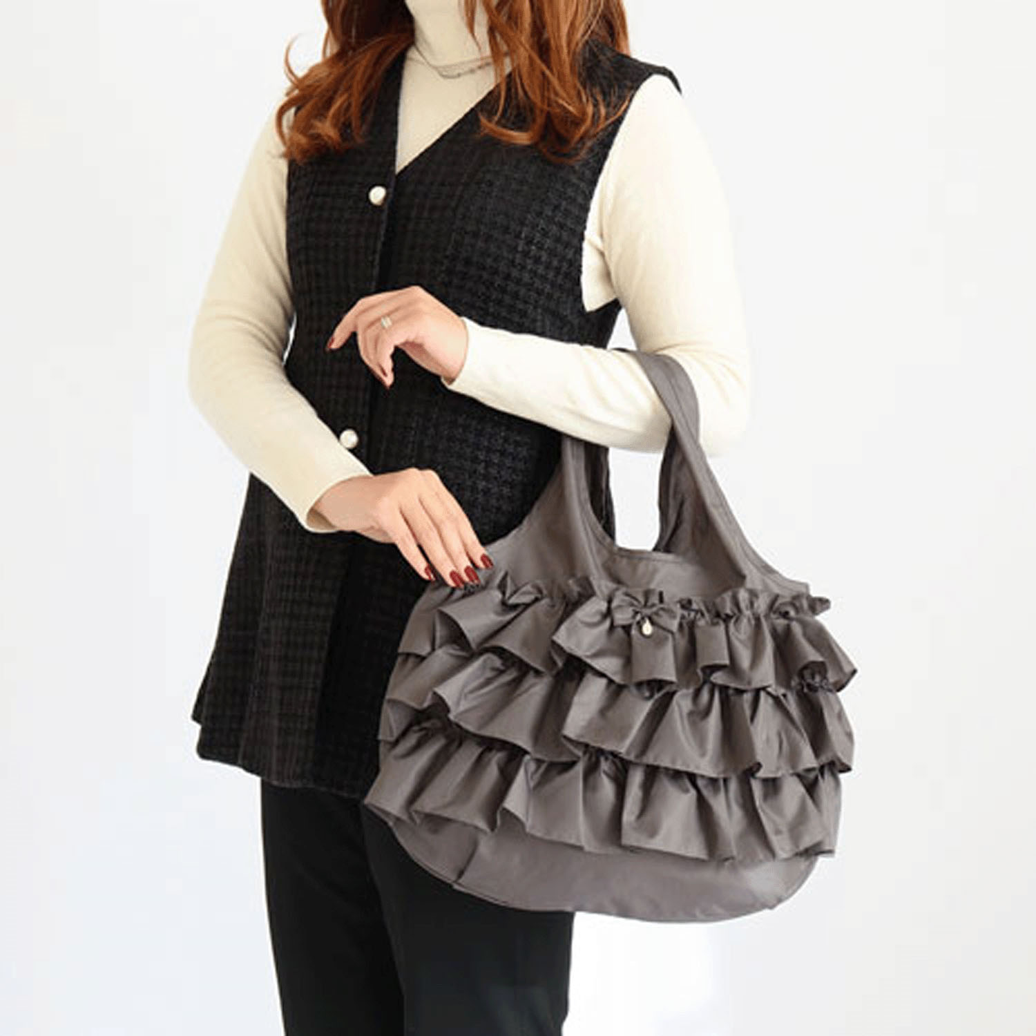 LA LUICE フリルエコバッグ 小【33番メーカー終了】 - 画像4