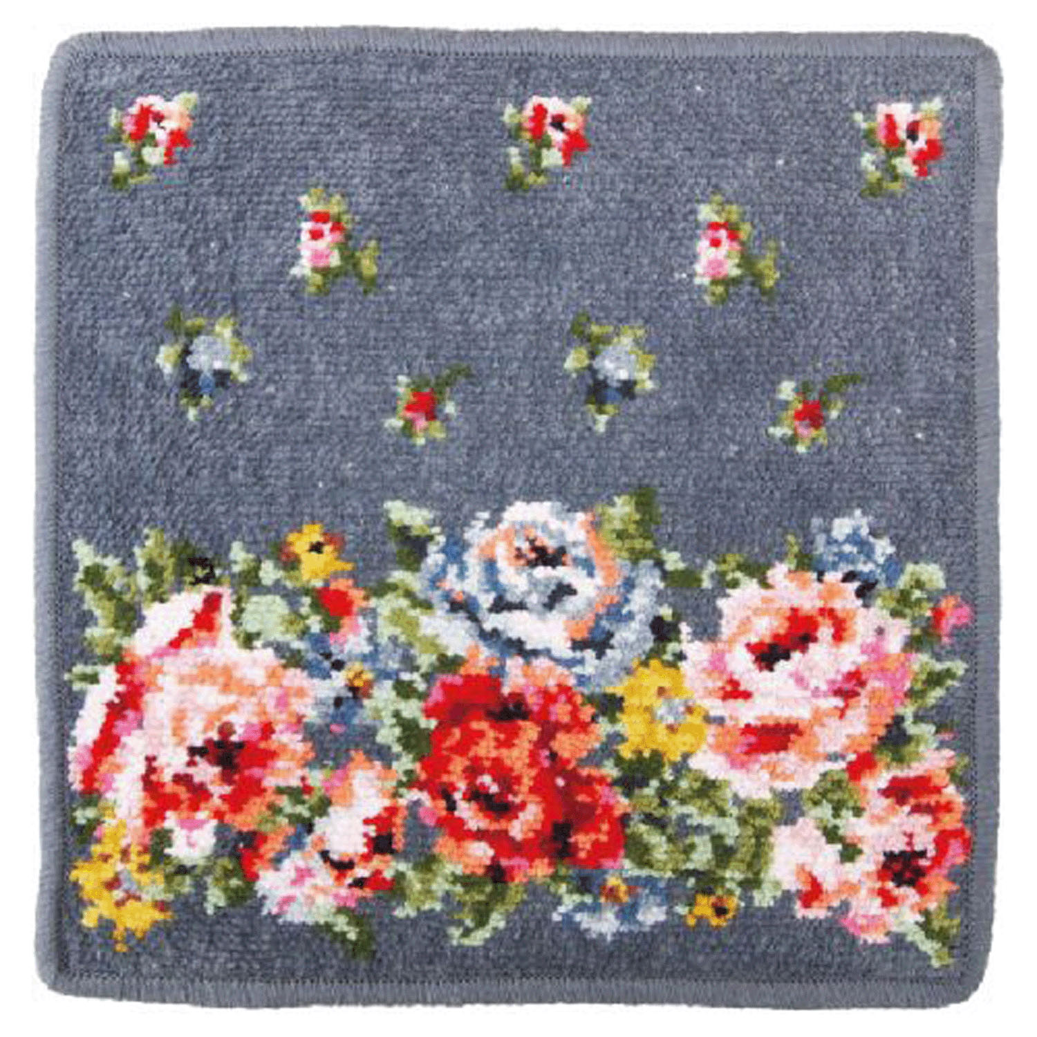 レイクアルスター ローズガーデン シュニール織ハンカチ