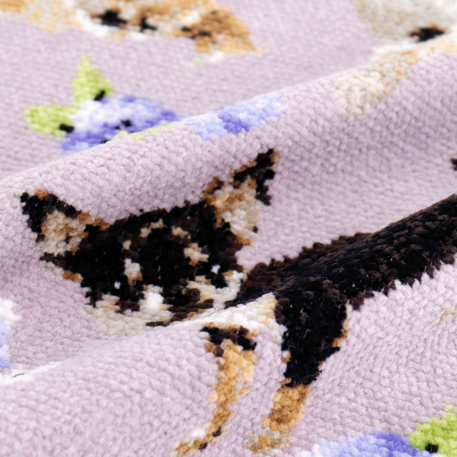 cococi wanko チワワ シェニール織タオルハンカチ - 画像2