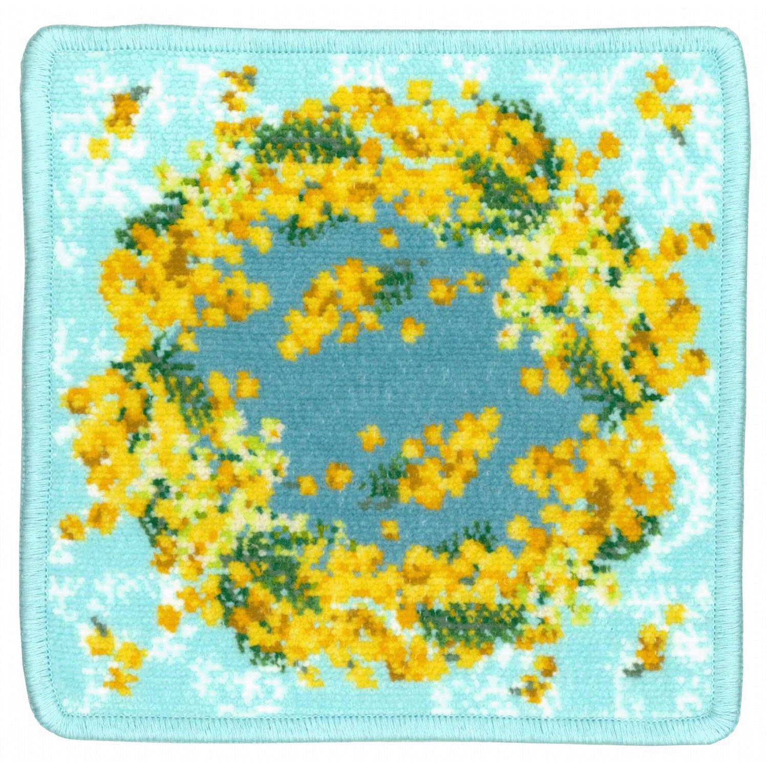 ミモザ ハンカチ20×20 - 画像1