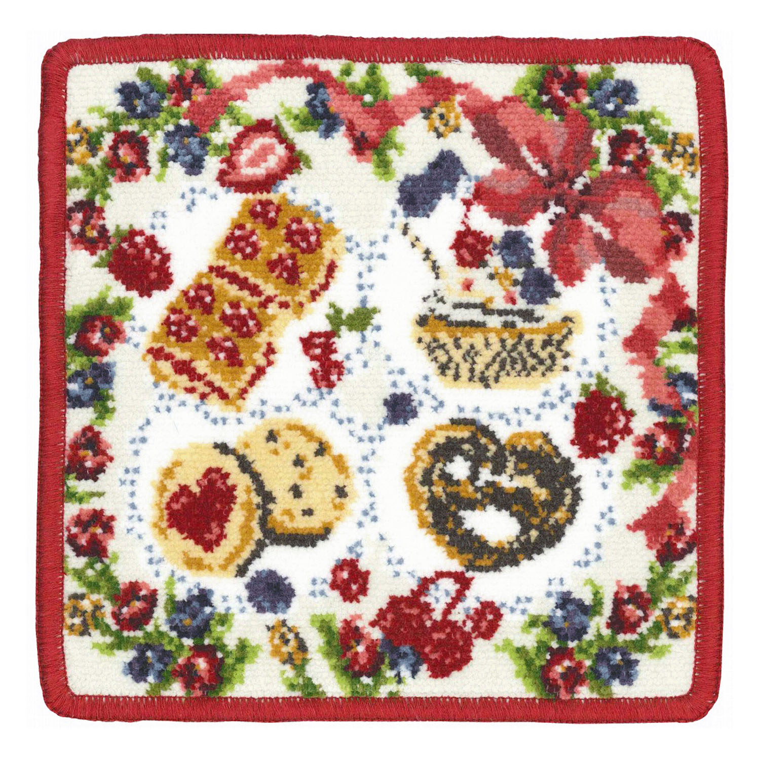 スイーツプレート ハンカチ20×20 - 画像1