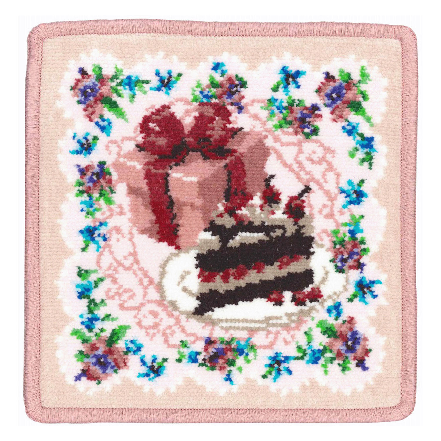 ブラックフォレストケーキ ハンカチ20×20 - 画像1