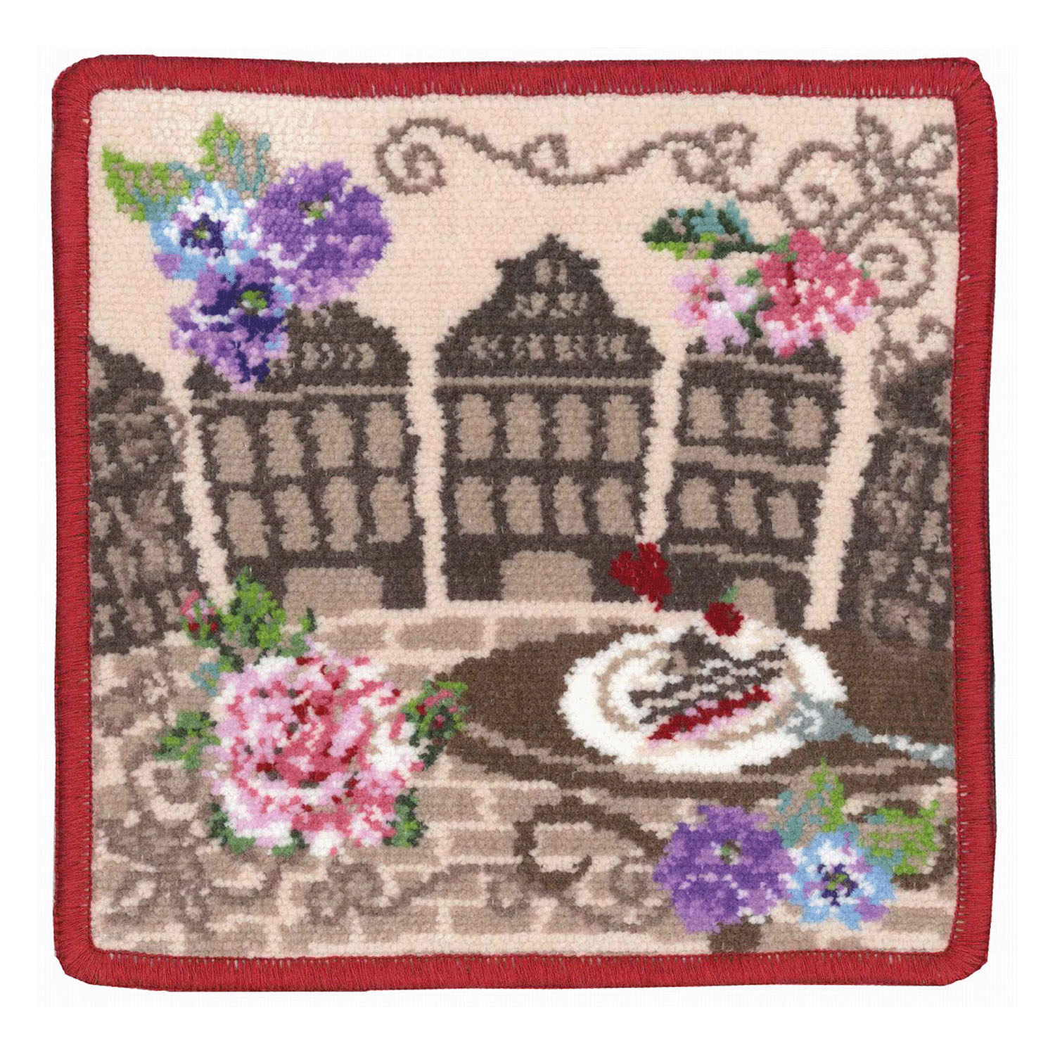 オープンテラス ハンカチ20×20 - 画像1