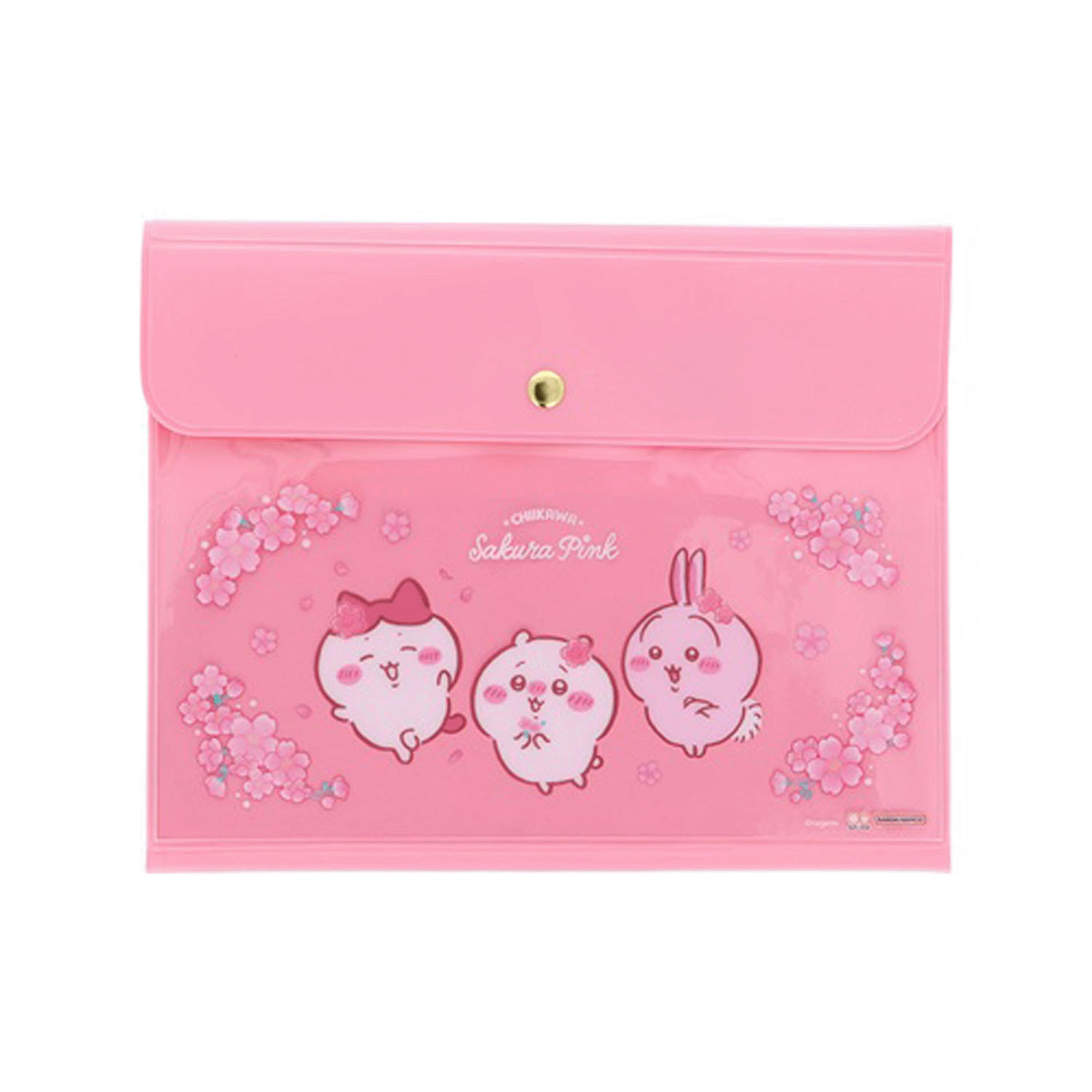 ちいかわ フラットケース Sakura Pink サクラ - 画像1