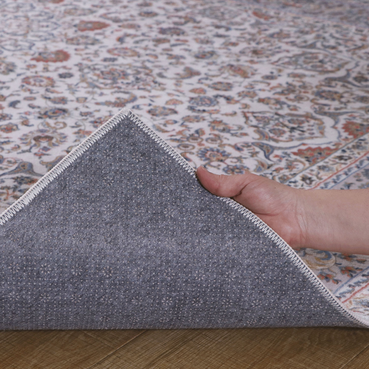 モケット調ラグ シャンティ 160x230cm - 画像4