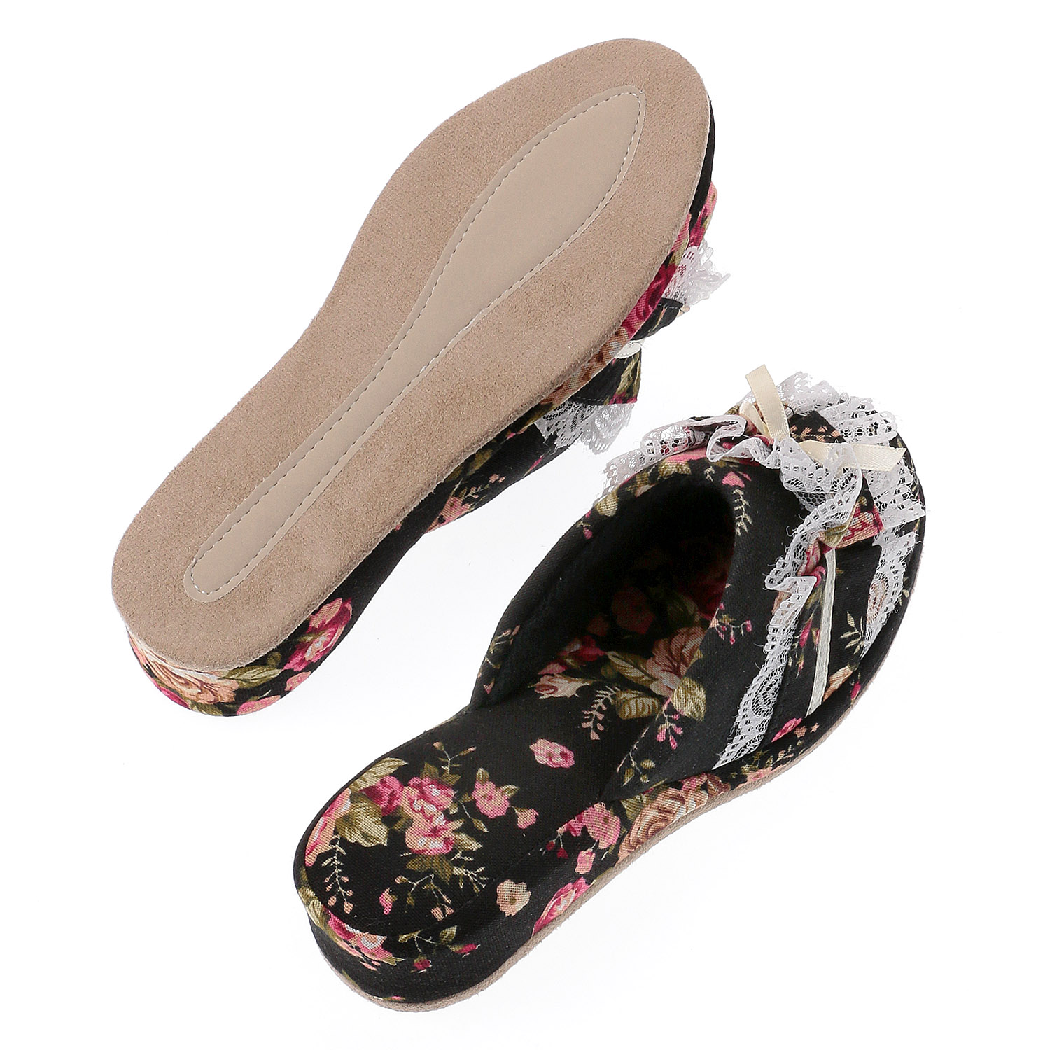 レースヒールスリッパ - 画像3