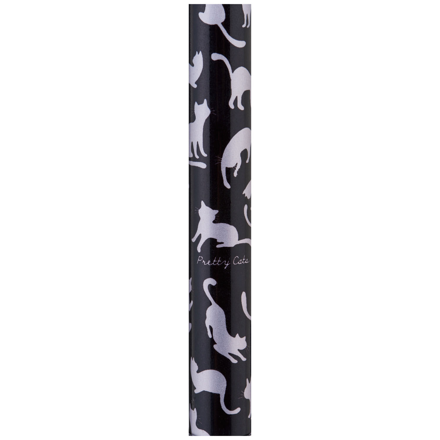 愛杖折畳ステッキ プリティキャッツ ブラック - 画像2