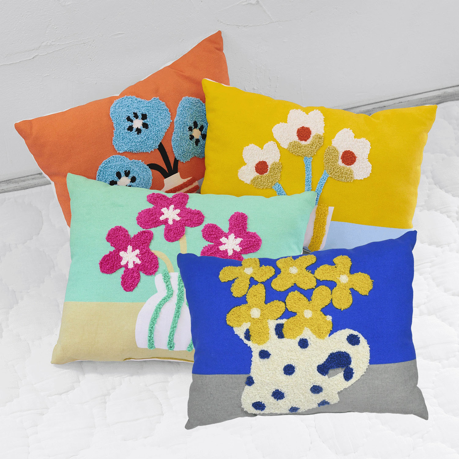 クッション フィオーレ 花 - 画像1