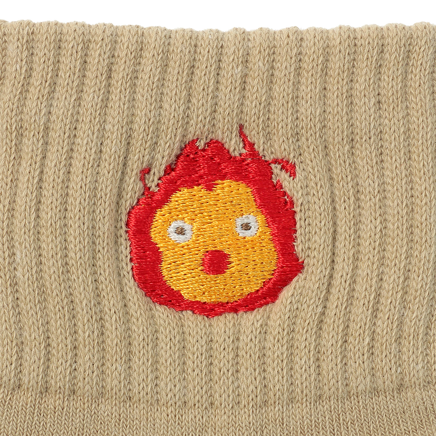 ハウルの動く城 リブ刺繍ショート丈ソックス  カルシファー - 画像3