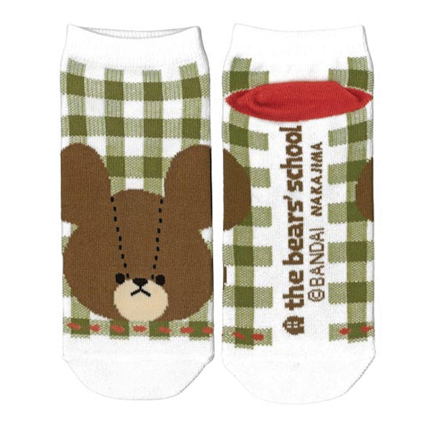 くまのがっこう ソックス GR ジャッキーとねこ - 画像1