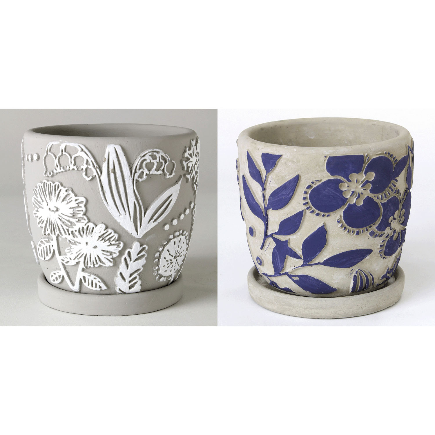 レリーフ プランターフラワーS - 画像1