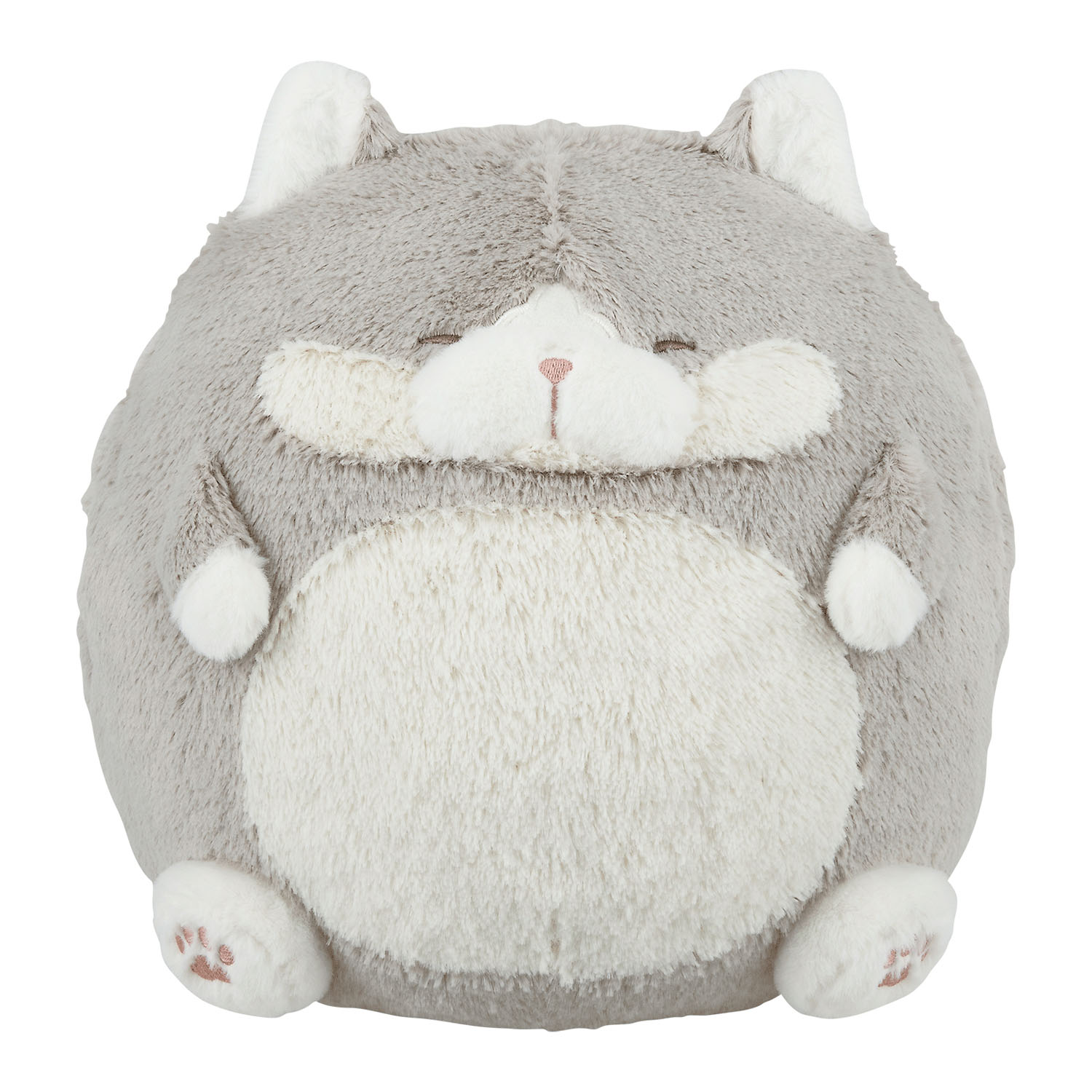 ねこ肯定感 コロコロハンドマフ はちわれのかつお - 画像1