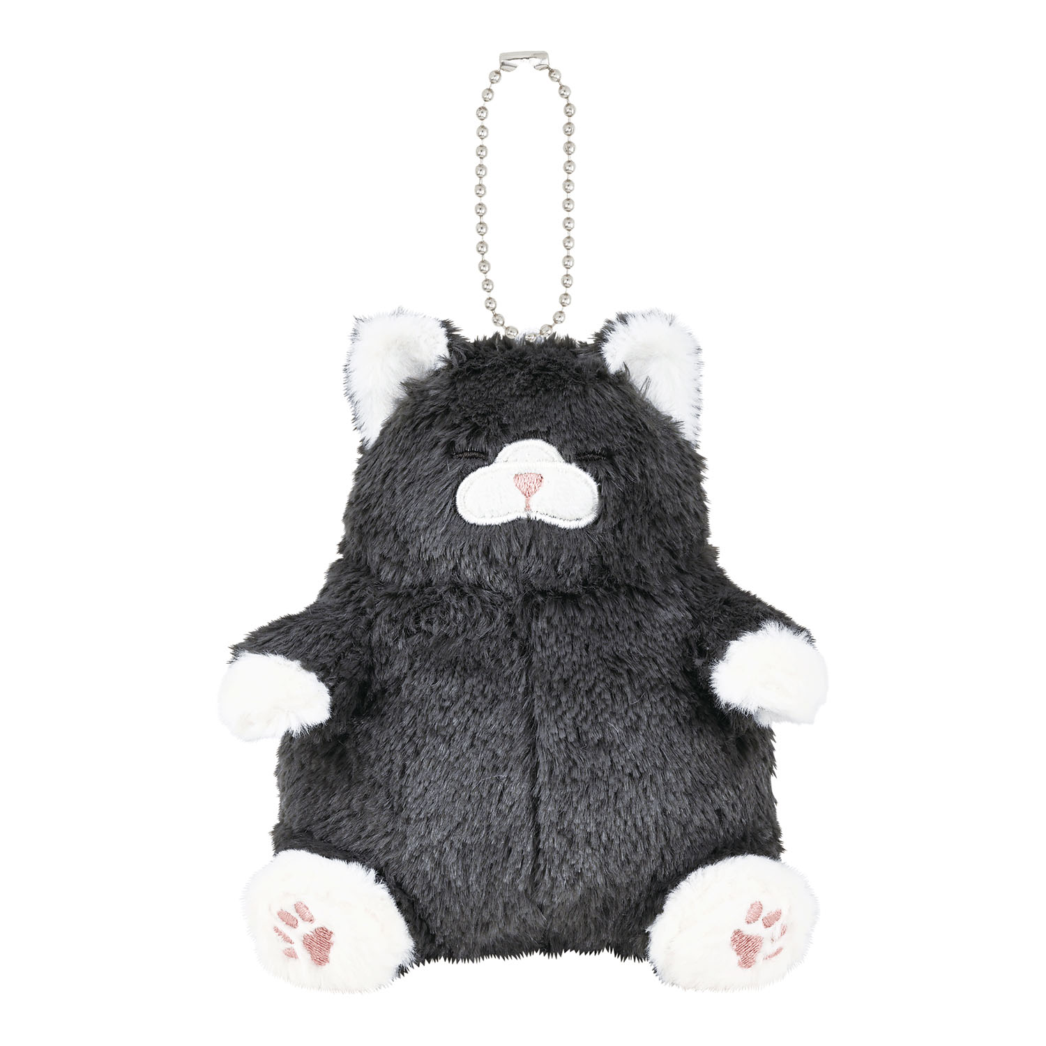 ねこ肯定感チェーンマスコット くろねこのまぐろ - 画像1