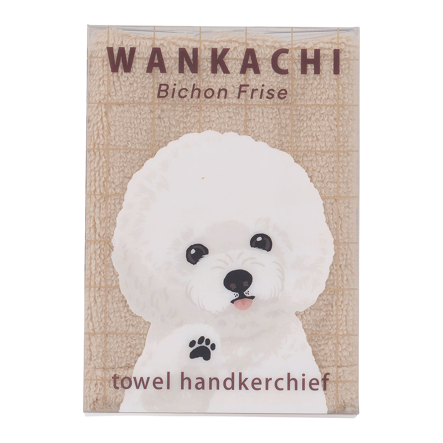 わんかち ハンカチタオル ビションフリーゼ - 画像3