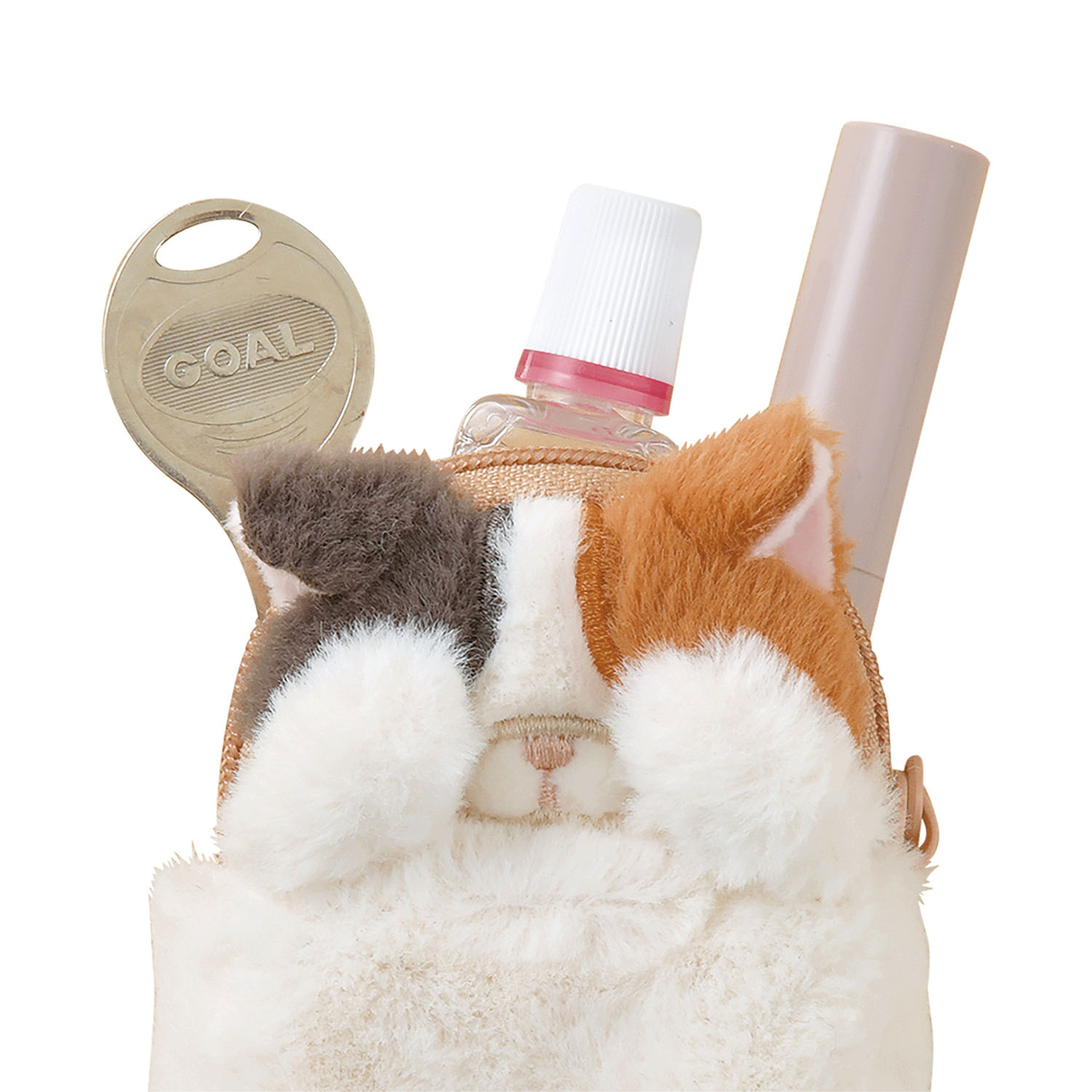 くびねっこ コンパクトポーチ ミケネコ - 画像6