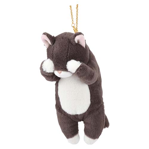 くびねっこ マスコットポーチ クロネコ - 画像1