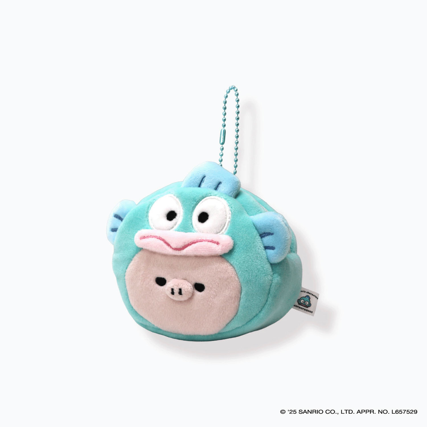 なかよしミニポーチチャーム ハンギョドン×マイクロブタ - 画像1