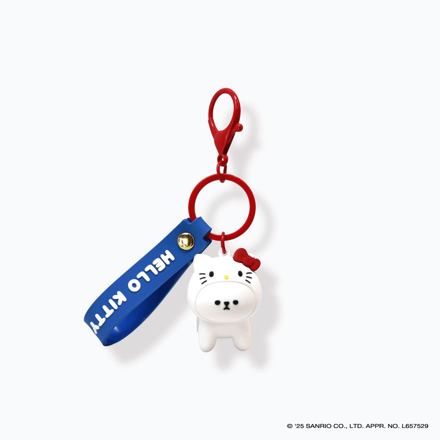 なかよしPVCキーホルダー キティ×ビションフリーゼ - 画像1