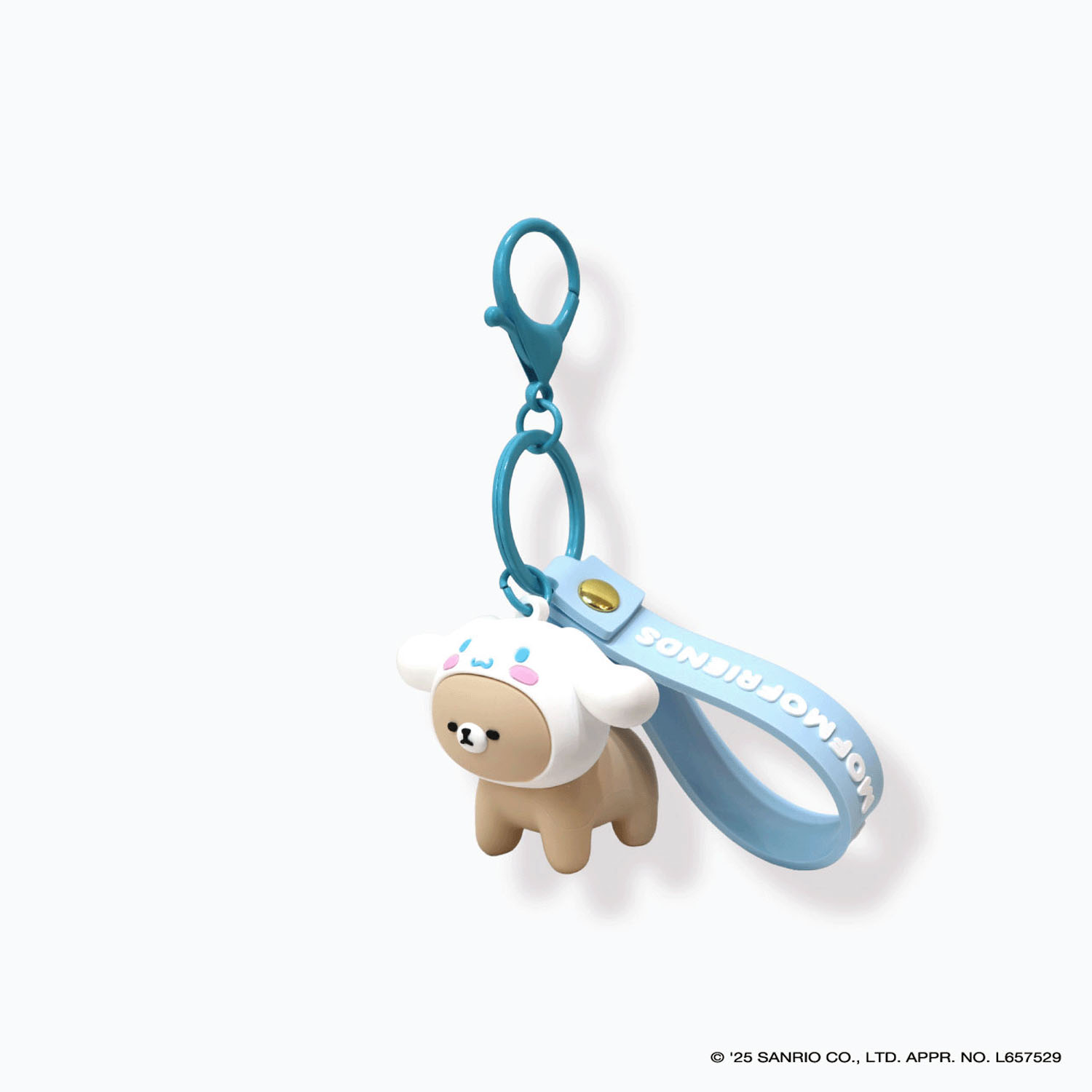 なかよしPVCキーホルダー シナモロール×ネザーランドワーフ - 画像2