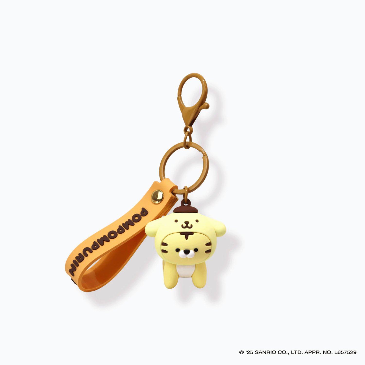 なかよしPVCキーホルダー ポムポムプリン×トラ - 画像1