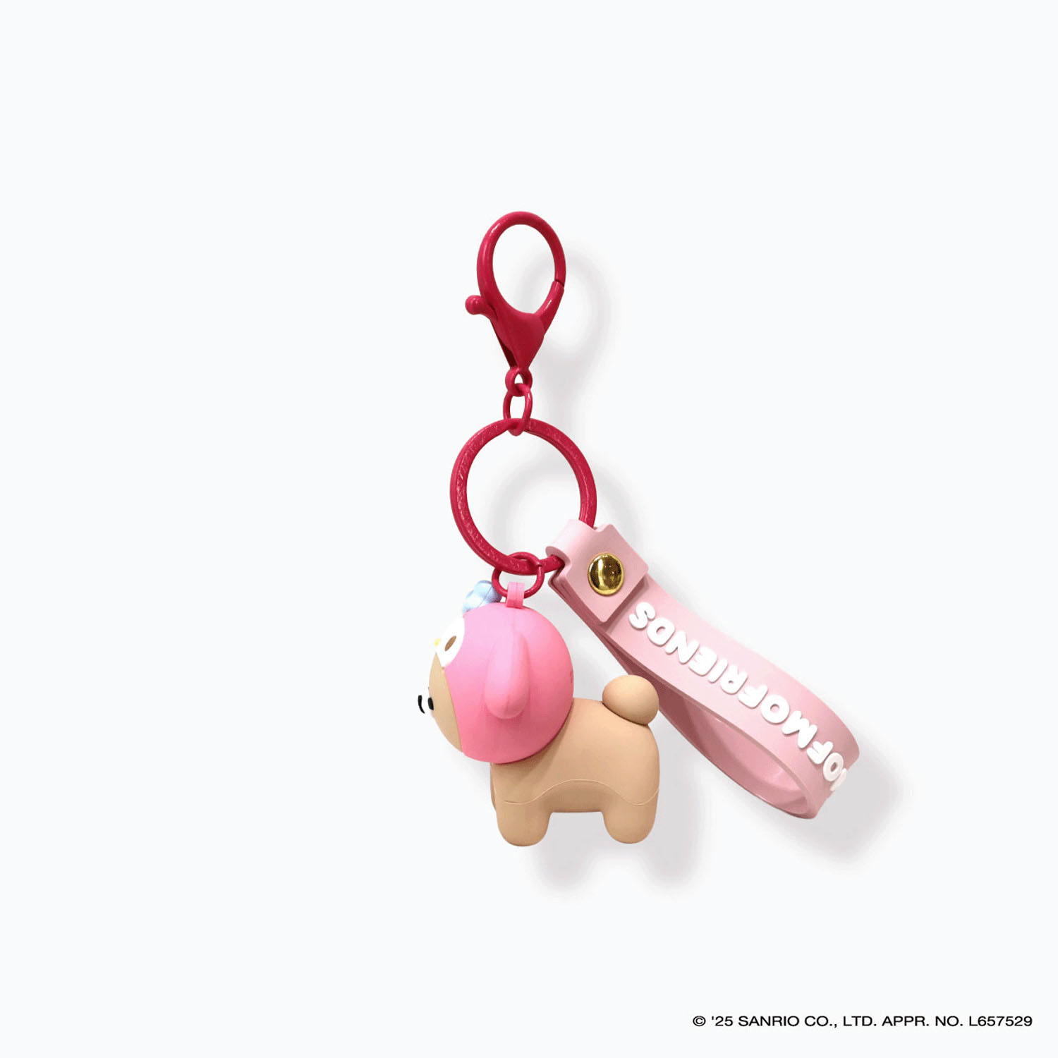 なかよしPVCキーホルダー マイメロディ×クマ - 画像3