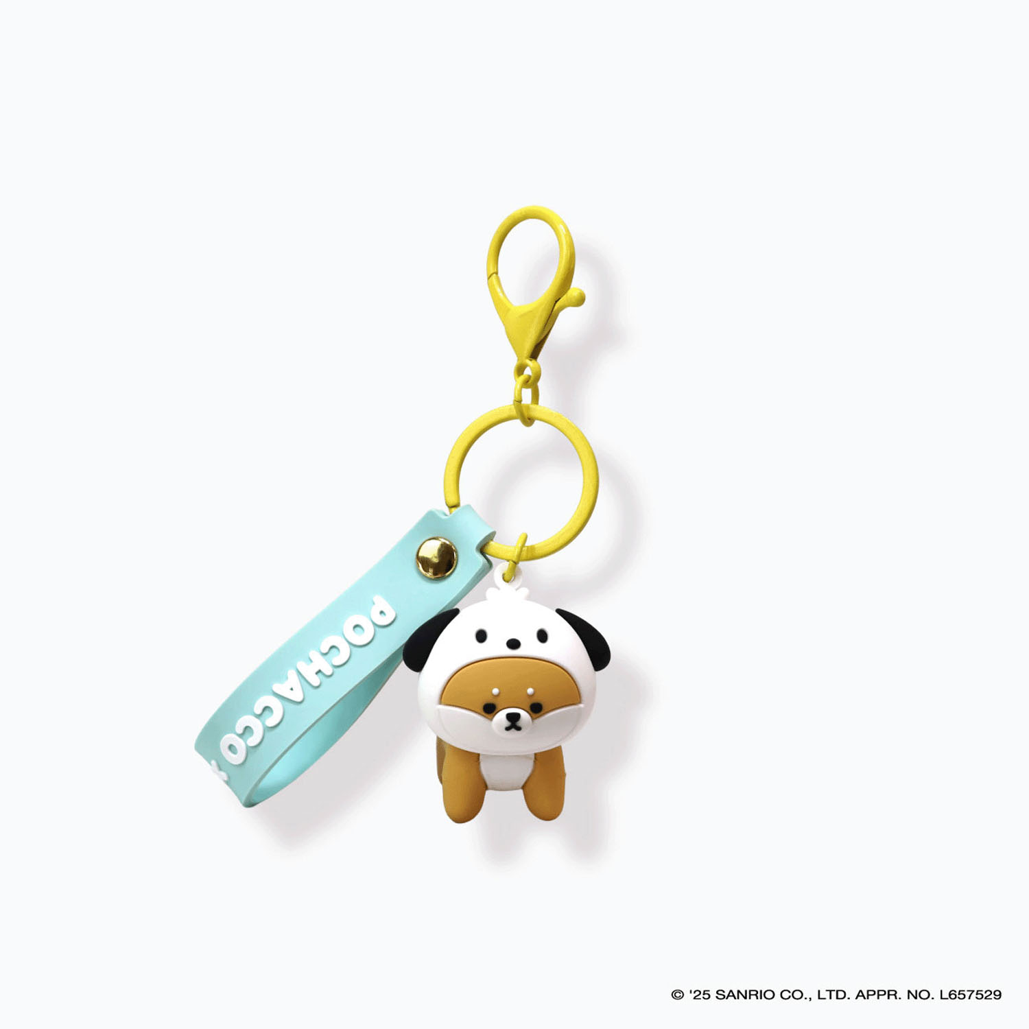 なかよしPVCキーホルダー ポチャッコ×柴犬 - 画像1
