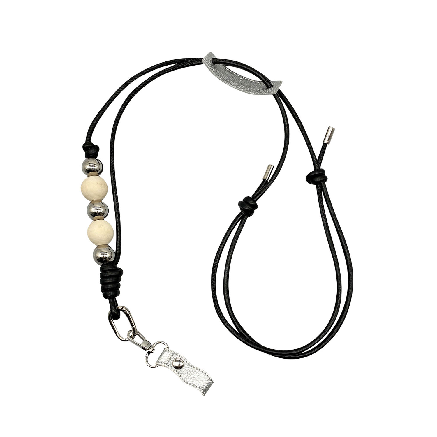 AO PUビーズショルダーストラップ - 画像3