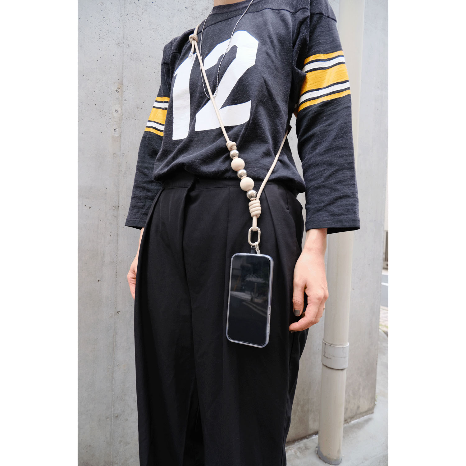 AO PUビーズショルダーストラップ - 画像5