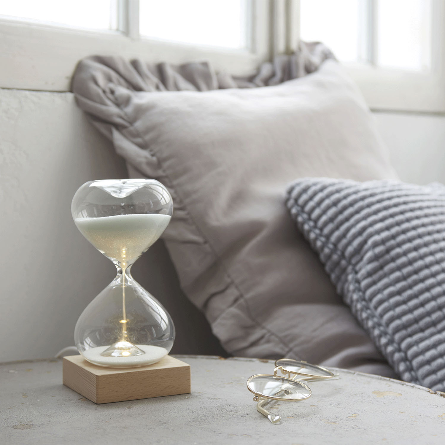 砂時計 LEDライト付 15分計 - 画像1