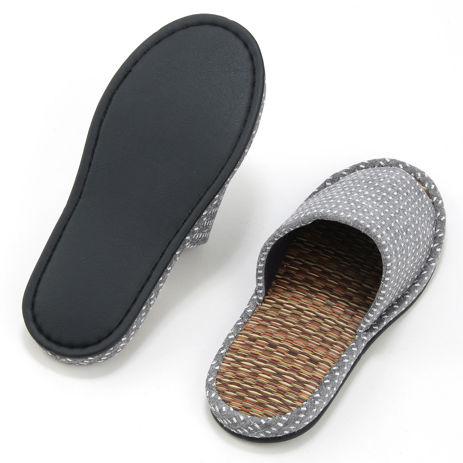 ラインドット畳中スリッパL - 画像3