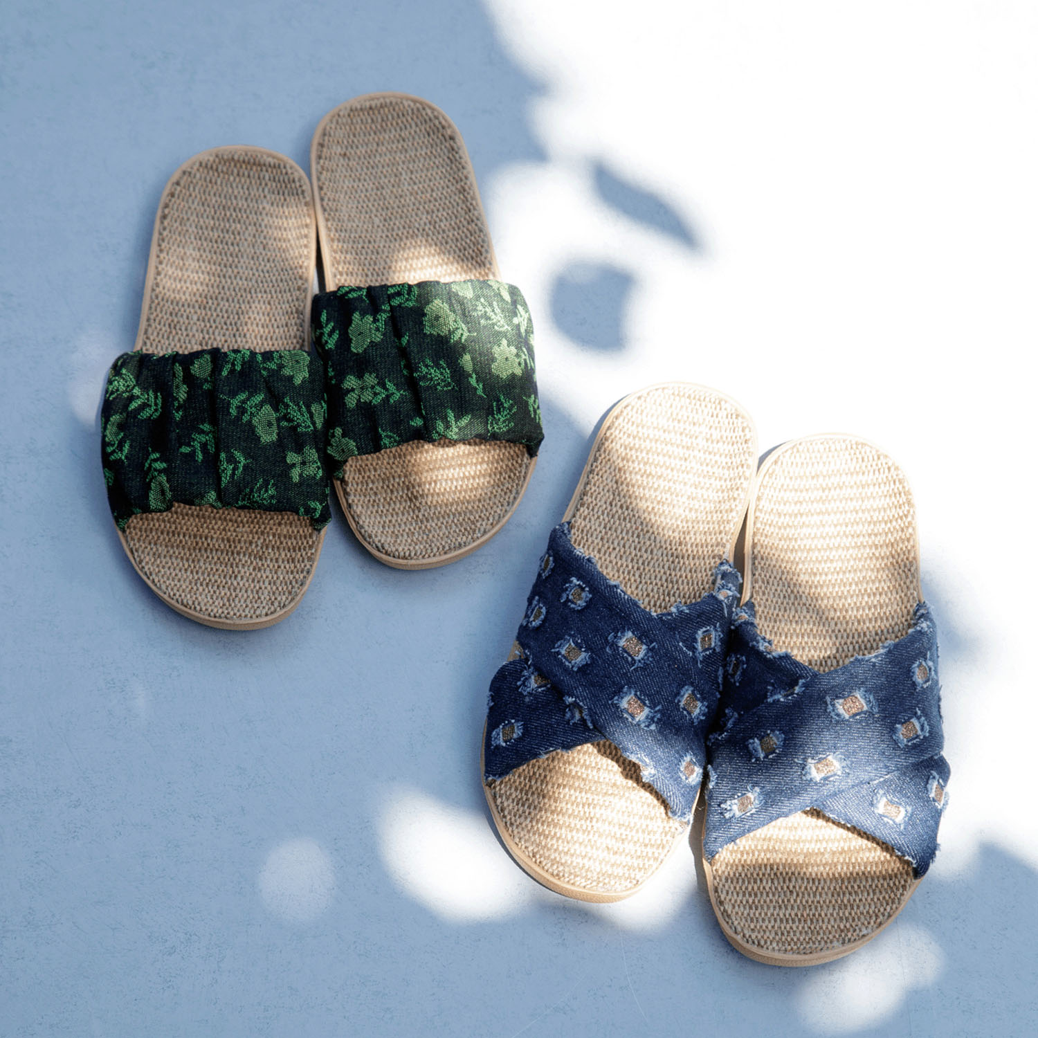 インアウトデニム スリッパ