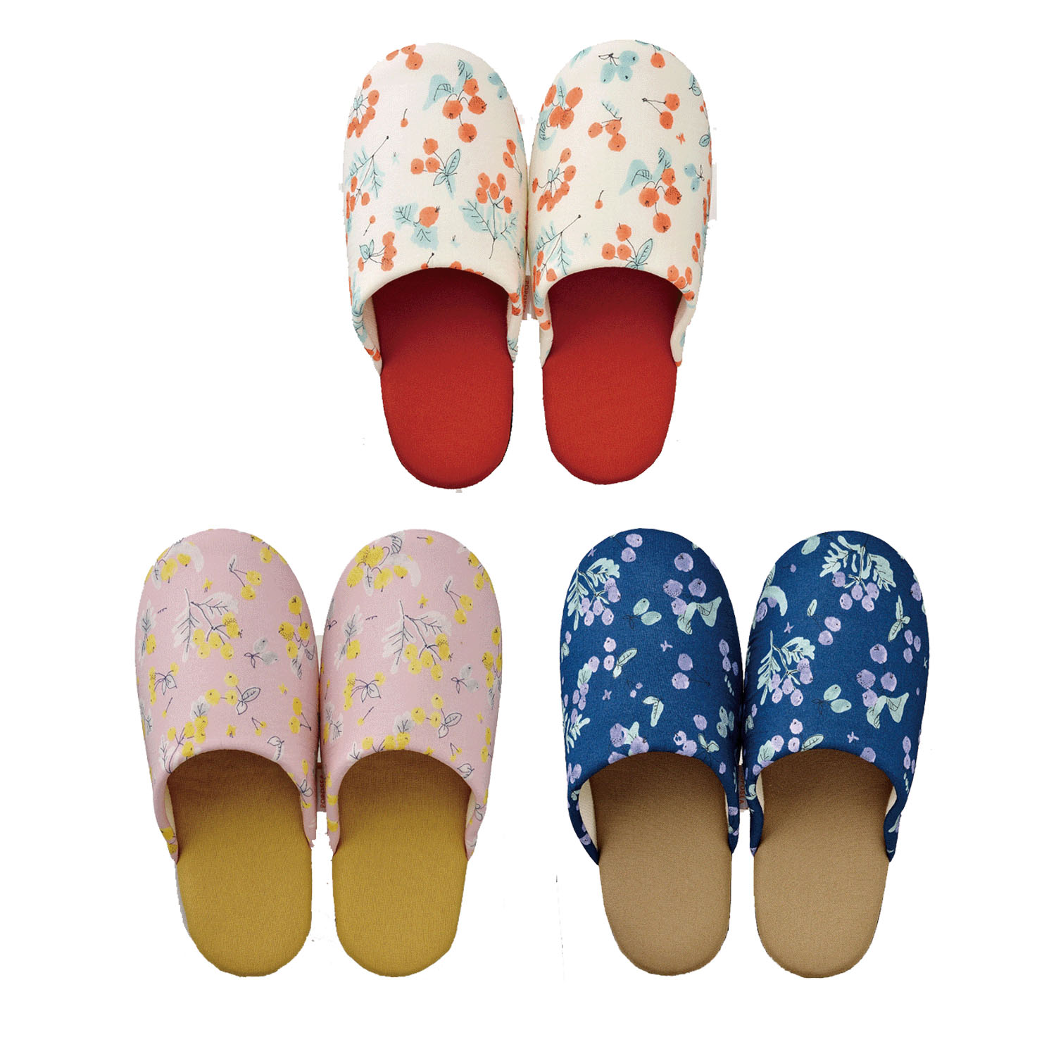 ベリーブルーム スリッパ - 画像1