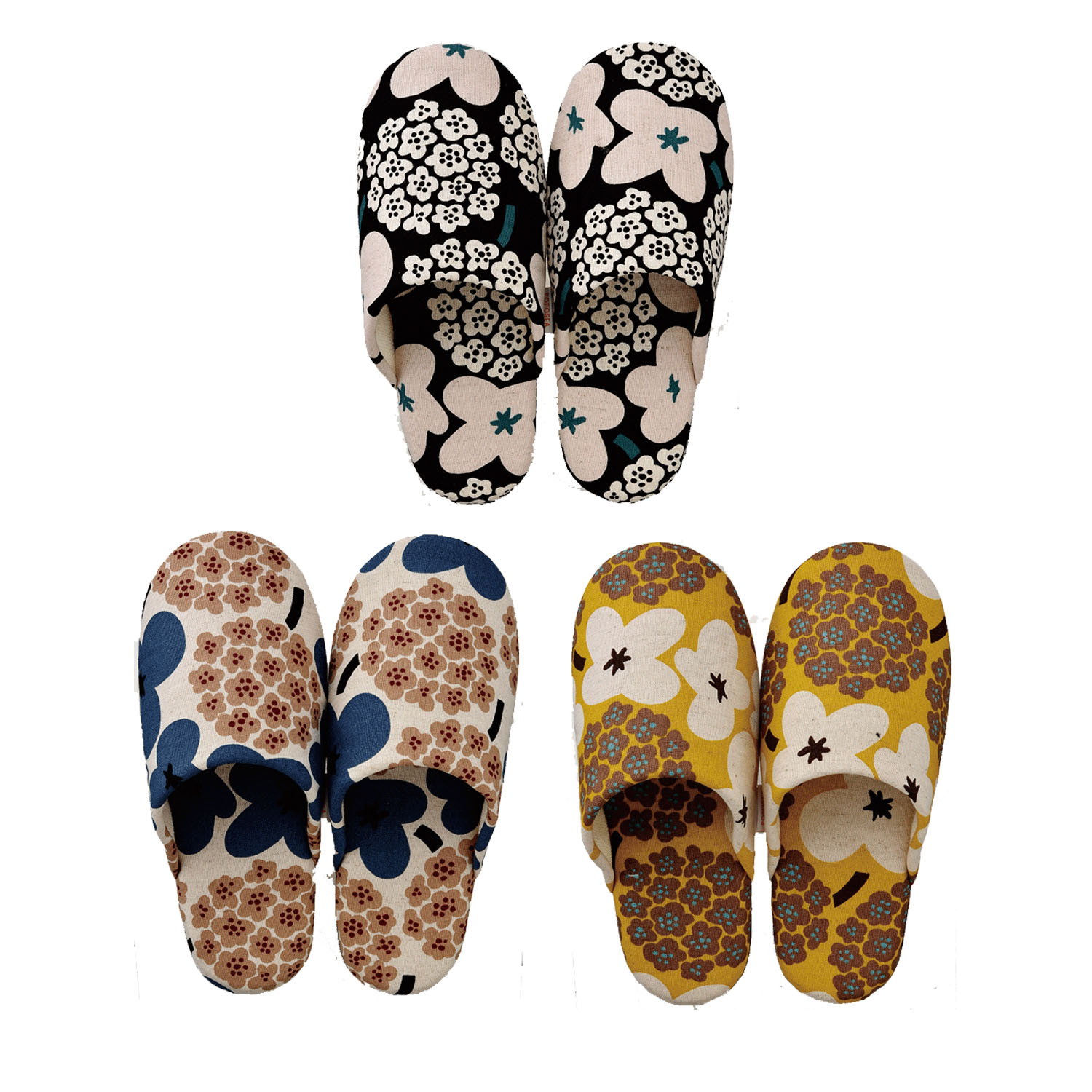 ビッグブーケ スリッパ - 画像1