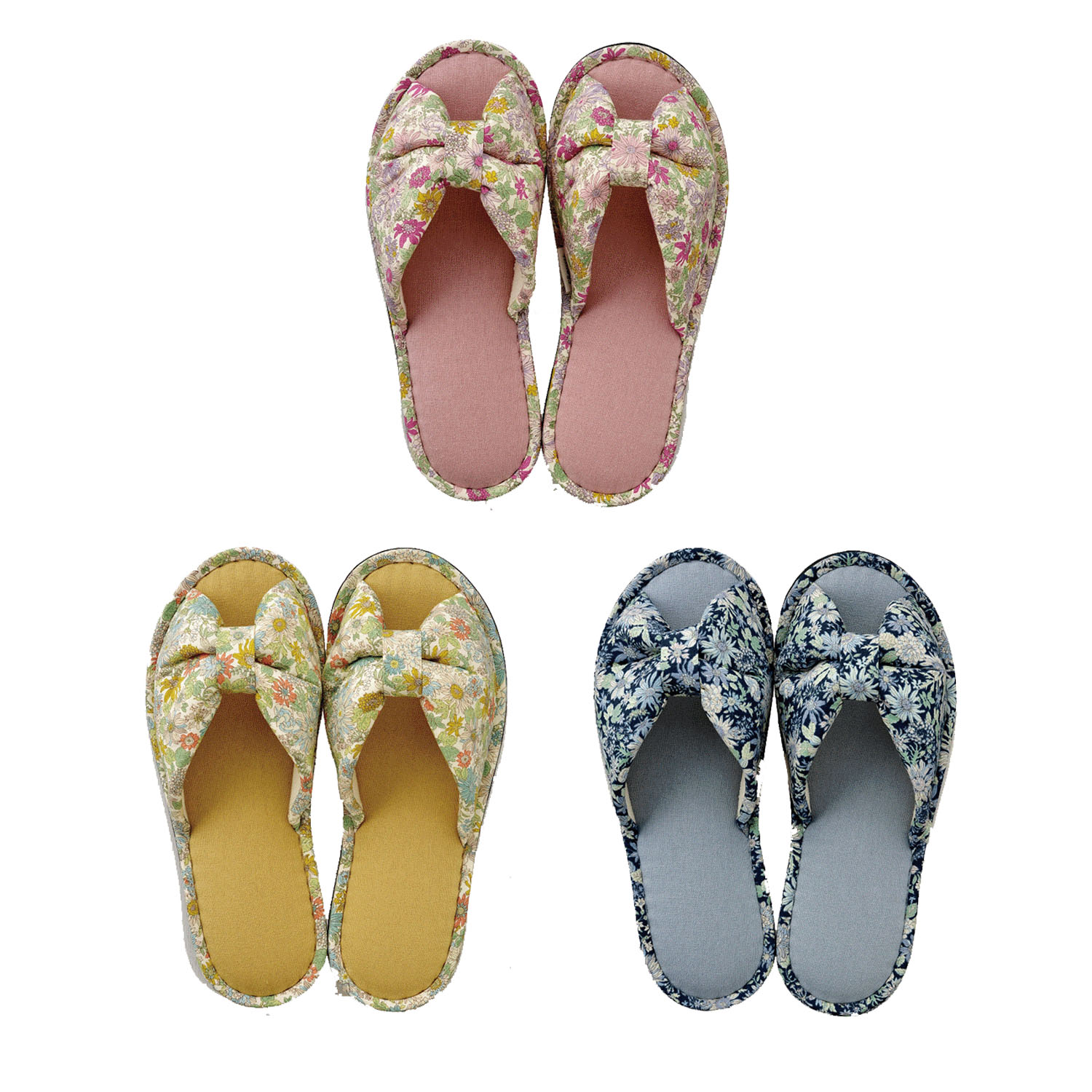 パステルガーデン リボンスリッパ - 画像1