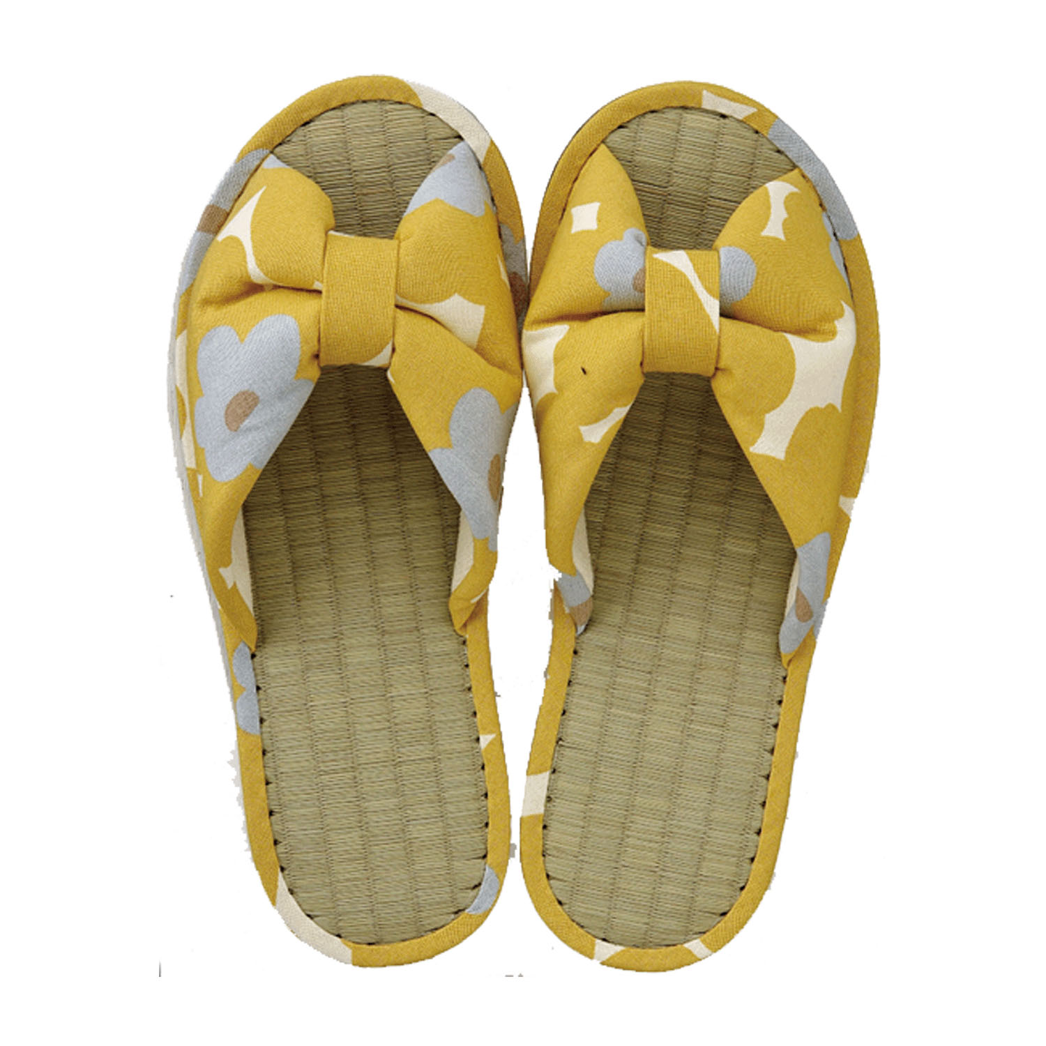 テンダーフラワー い草リボンスリッパ - 画像3