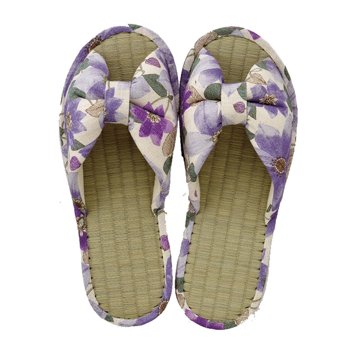 テッセン い草リボンスリッパ - 画像4