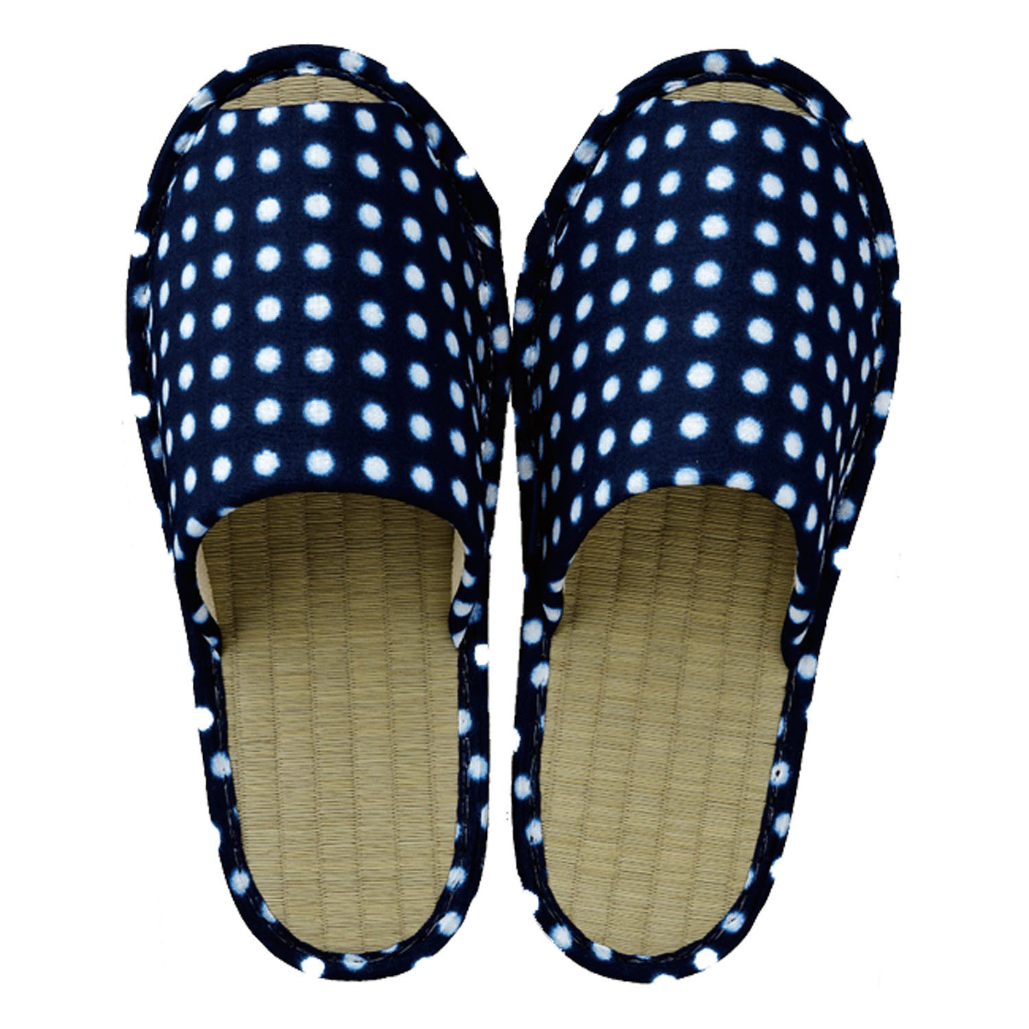 まめしぼり い草スリッパL - 画像1