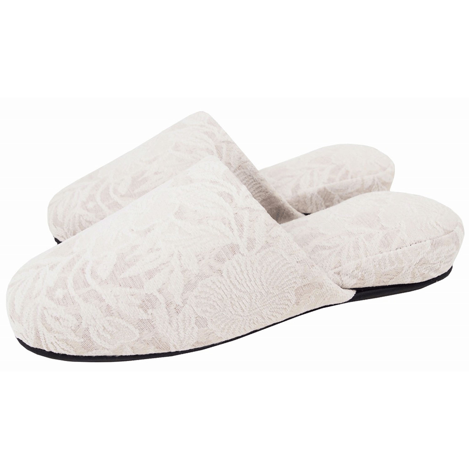 プレーンフラワー吊り込みスリッパ - 画像3