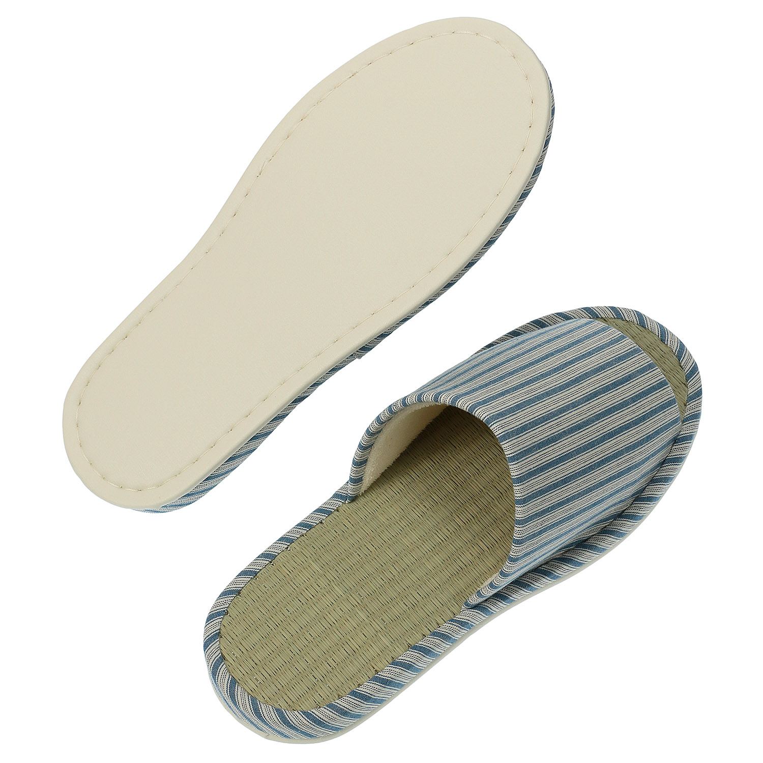 縞模様畳中スリッパL - 画像4