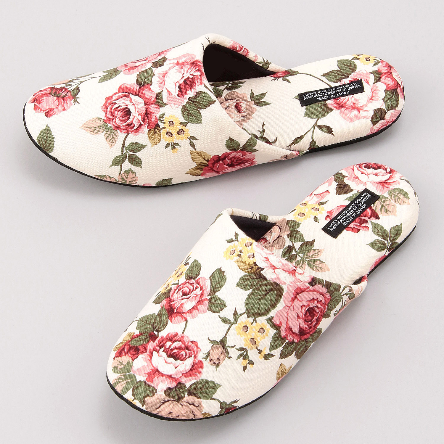 【15：次回納期未定】エレガントローズソフトスリッパ - 画像2